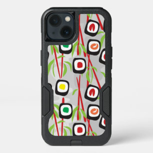 Sushi Pattern iPhone 13 Case