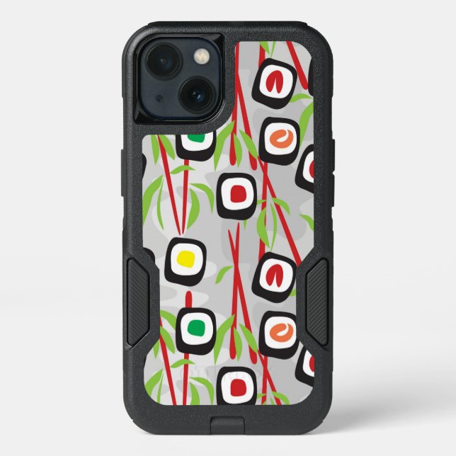 Sushi Pattern Otterbox iPhone Case (Back)