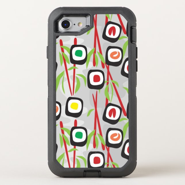 Sushi Pattern Otterbox iPhone Case (Back)