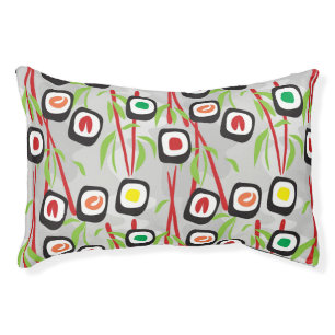 Sushi Pattern Pet Bed