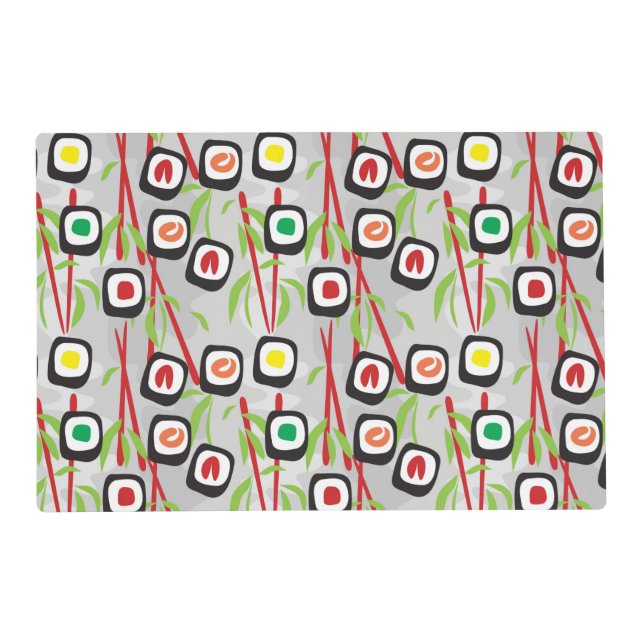 Sushi Pattern Placemat (Front)