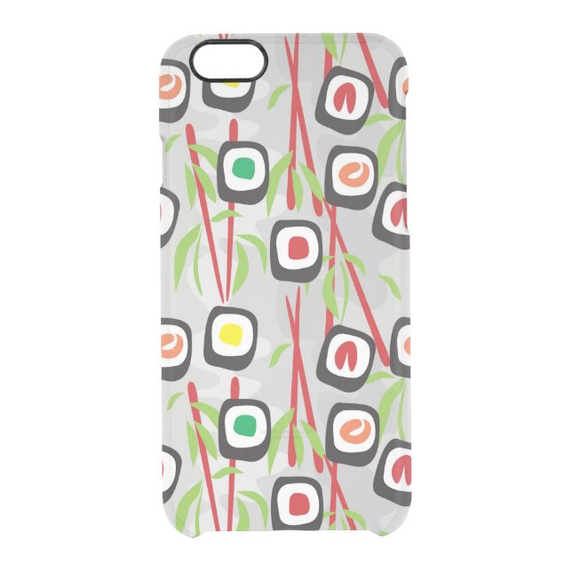 Sushi Pattern Uncommon iPhone Case (Back)