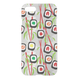 Sushi Pattern iPhone SE/8/7 Case