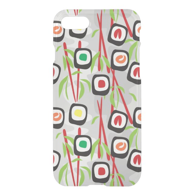 Sushi Pattern Uncommon iPhone Case (Back)