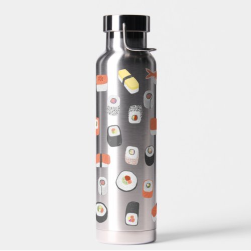 Sushi Pattern Water Bottle