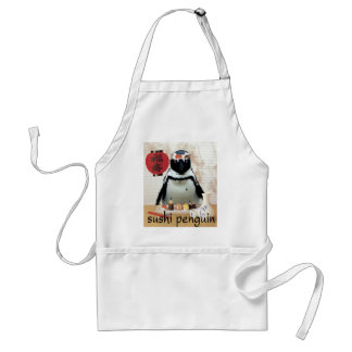 sushi penguin adult apron
