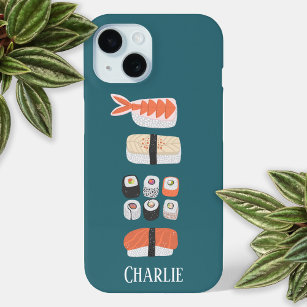 Sushi Personalized iPhone 15 Case