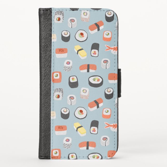 Sushi Personalized iPhone Wallet Case (Front)