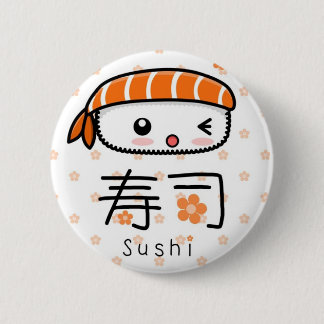 sushi pinback button