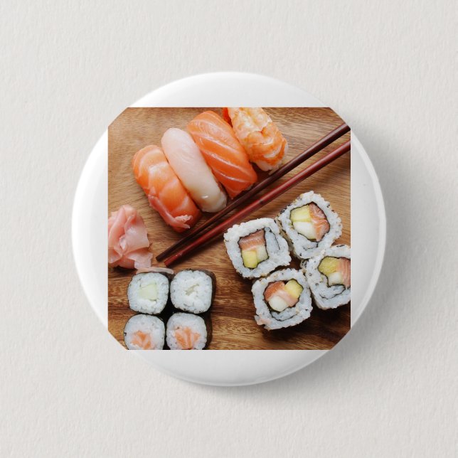 Sushi Pinback Button (Front)