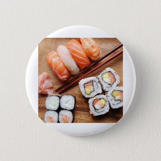 Sushi Pinback Button (Front)