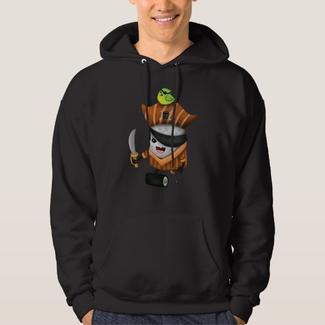 Sushi pirate hoodie (Front)