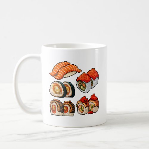 Sushi Pixel  Coffee Mug