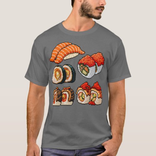 Sushi Pixel T_Shirt