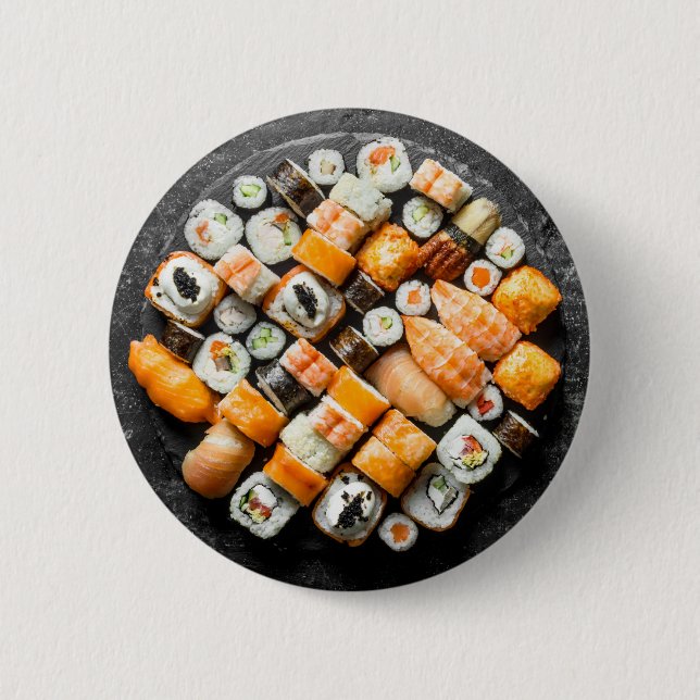Sushi Platter Button (Front)
