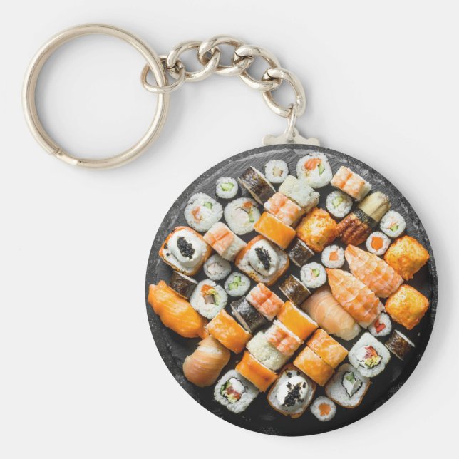 Sushi Platter Keychain (Front)