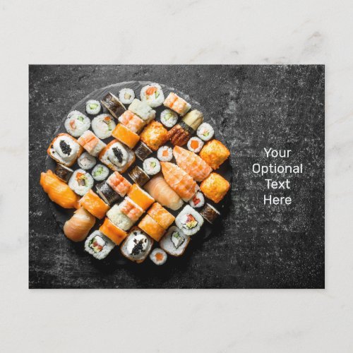 Sushi Platter Postcard