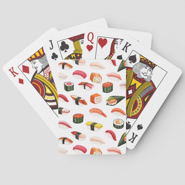 sushi playing cards (Back)