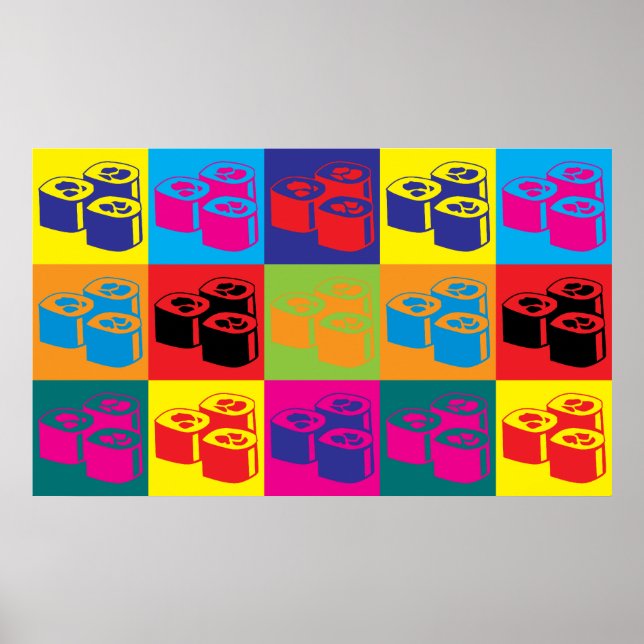 Sushi Pop Art Poster (Front)