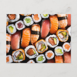 Sushi Postcard