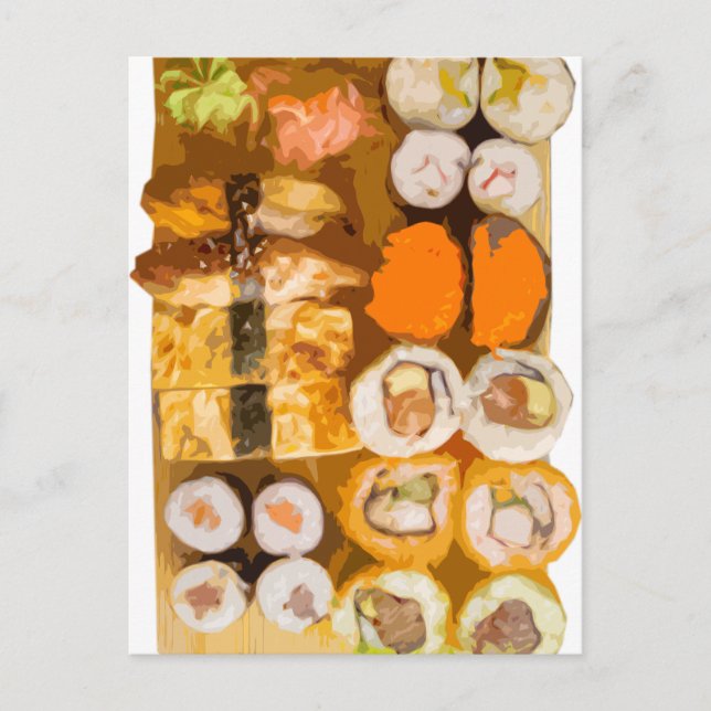 Sushi Postcard (Front)