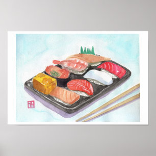 Sushi print