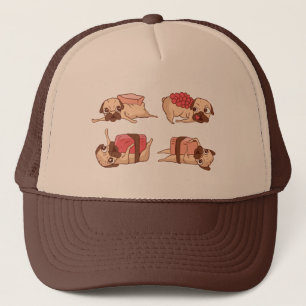 Sushi Pugs Trucker Hat
