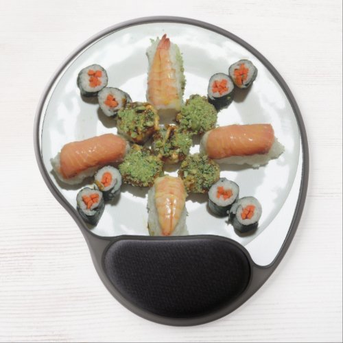 Sushi Raw Fish Art Food Tasty  Gel Mouse Pad