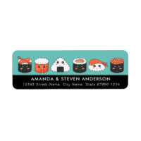 Sushi Return Address Labels