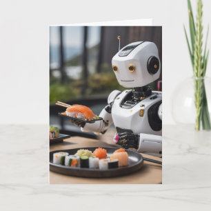 sushi robot card