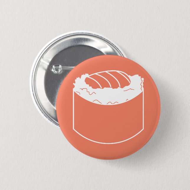 sushi roll button (Front & Back)