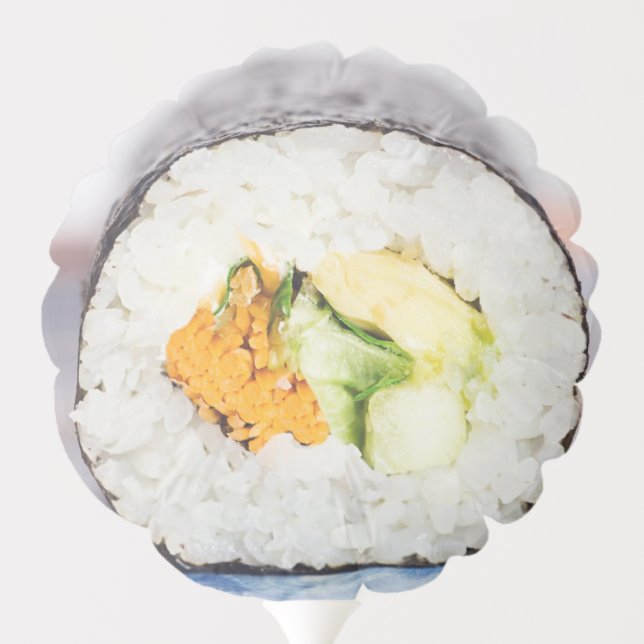 Sushi roll Fish and rice Balloon (Back)