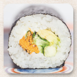 Sushi roll Fish and rice Beverage Coaster