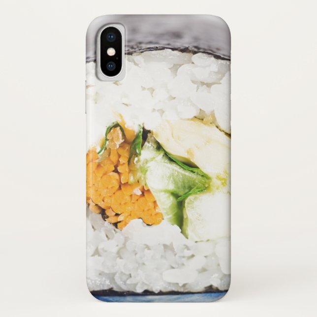 Sushi roll Fish and rice Case-Mate iPhone Case (Back)