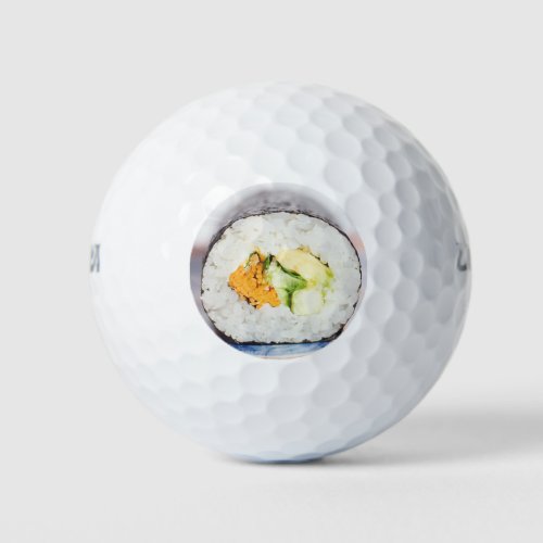Sushi roll Fish and rice Golf Balls