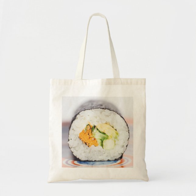 Sushi roll Fish and rice Tote Bag (Front)