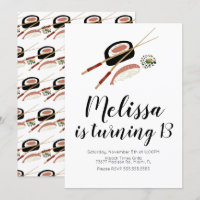 Sushi Roll Salmon Teen Birthday Hibachi Restaurant