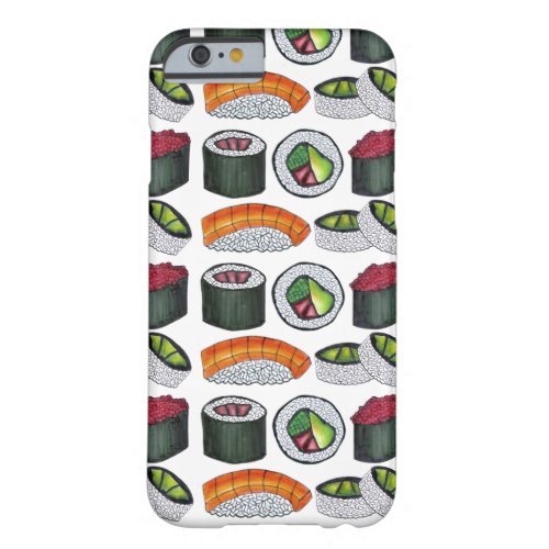 Sushi Roll Spicy Tuna California Rolls Japan Food Barely There iPhone 6 Case