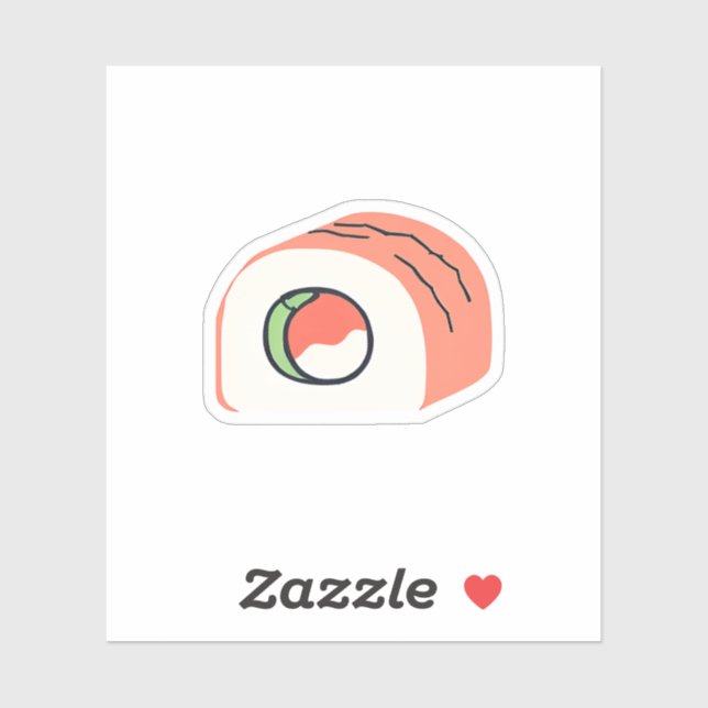 Sushi Roll Sticker (Sheet)