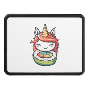 Sushi Roll Unicorn (1) Hitch Cover