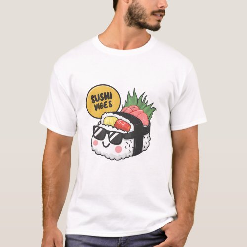 Sushi roll vibes _ funny T_Shirt