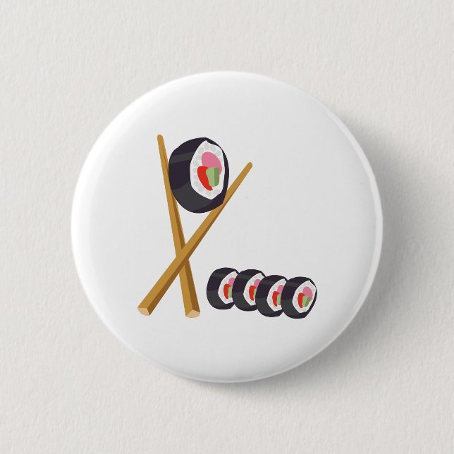 Sushi Rolls Button (Front)