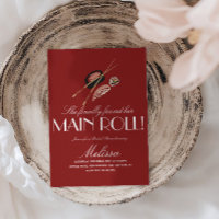 Sushi Rolls Chopsticks Japan Saki Bridal Shower