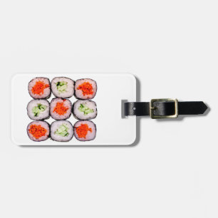 Sushi Rolls Japanese Food Template Luggage Tag