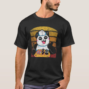 Sushi Rolls Japanese Sushi Foodie Animal Panda Bea T-Shirt