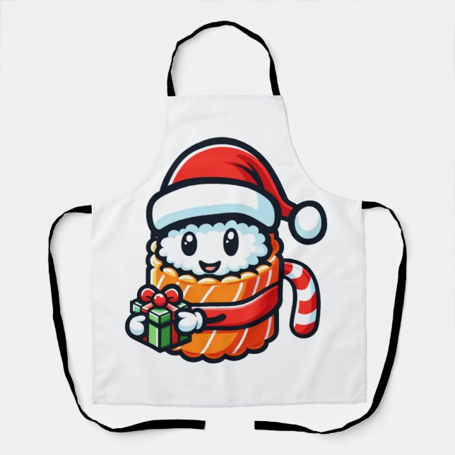 Sushi Santa - Festive Roll with Gift Apron (Front)
