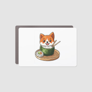Sushi Shiba – Funny Food Dog Car Magnet