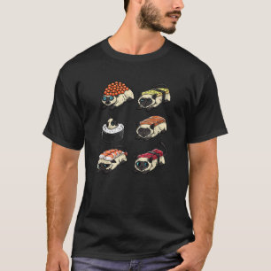Sushi Siamese Japanese Funny Siamese Feline Cat Lo T-Shirt