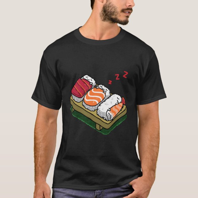Sushi Sleepy Sushi T-Shirt (Front)