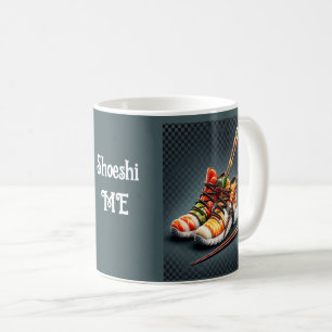 Sushi Sneakers with Chopsticks Humor Coffee Mug